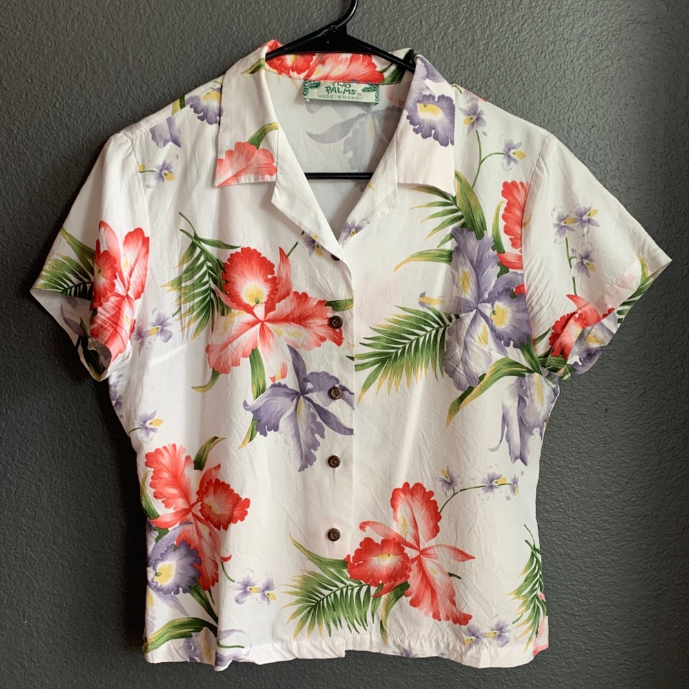 Floral Button Up